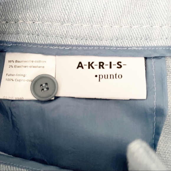 Akris Punto Chieko Wide Leg Denim Pants - Picture 7 of 9